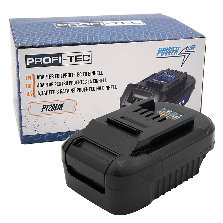 Адаптер PROFI-TEC PT20EIN з батареї PROFI-TEC Makita на Einhell (006770) Адаптер PROFI-TEC PT20EIN з батареї PROFI-TEC Makita на Einhell (006770)