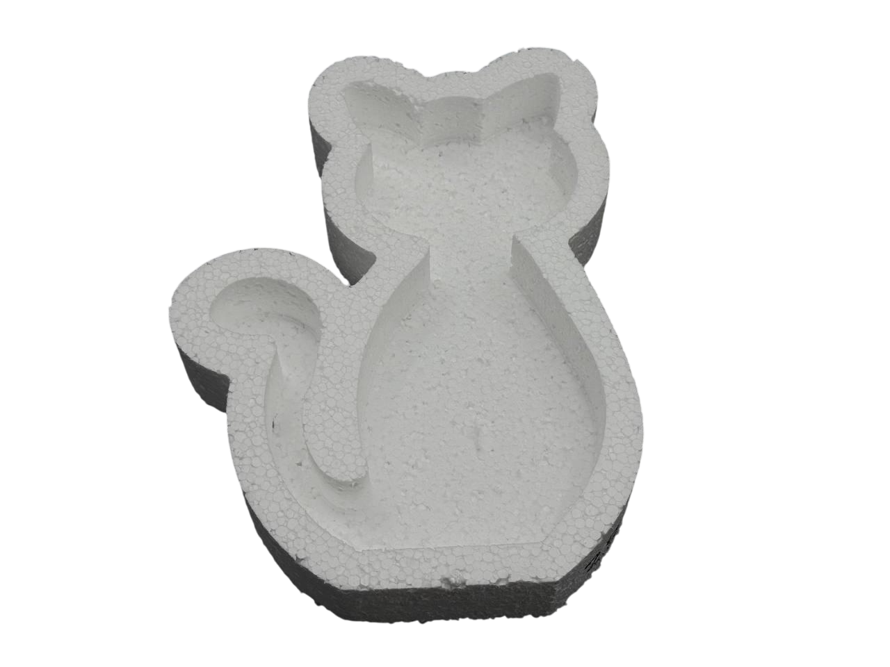 Пенобокс для декорирования пенопластовая заготовка для рукоделия 31х23 см Белый (PNB-034)