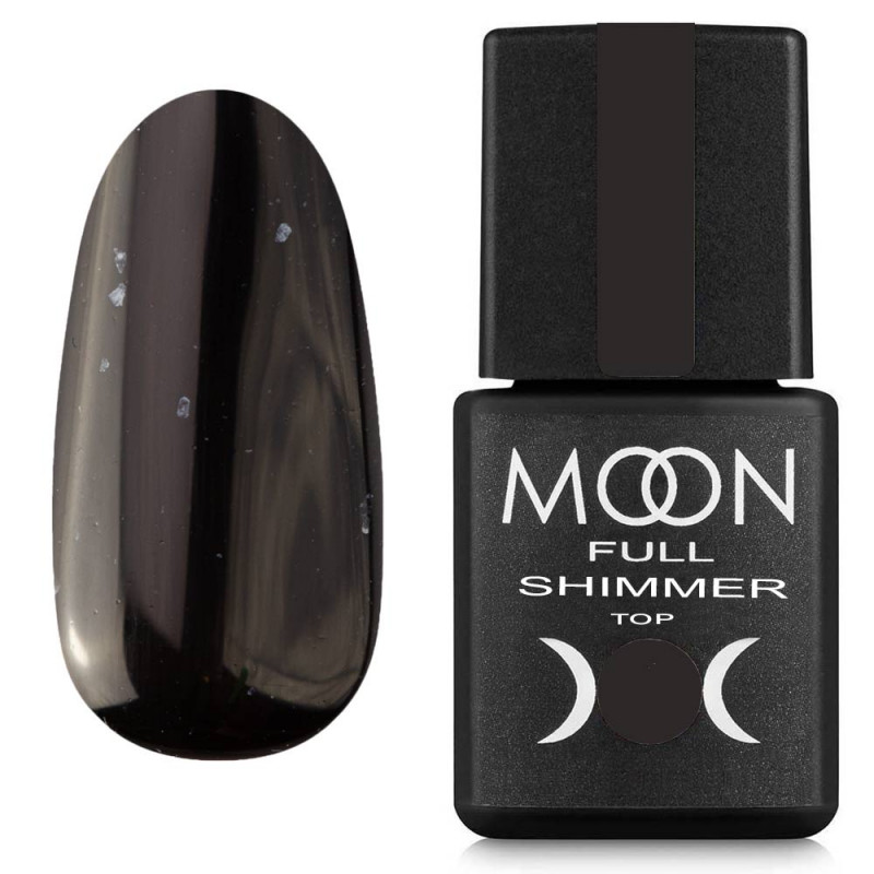 Топ для гель-лака Moon Full Shimmer Top №1023 без липкого слоя 8 мл