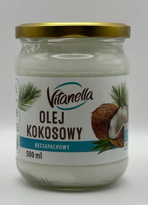 Масло кокосовое Пищевое Olej kokosowy Vitanella 500 мл - фото 3