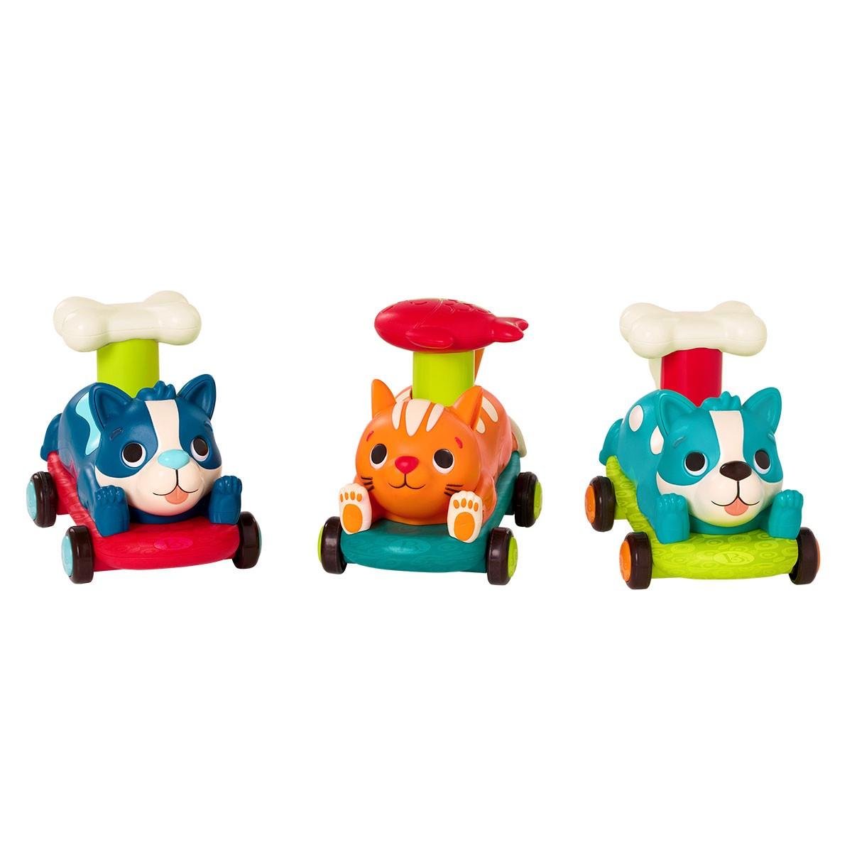 Машинка инерционная Лапкомобили Песик Океан (26433922) - фото 4 Машинка инерционная Лапкомобили Песик Океан (26433922) - фото 4