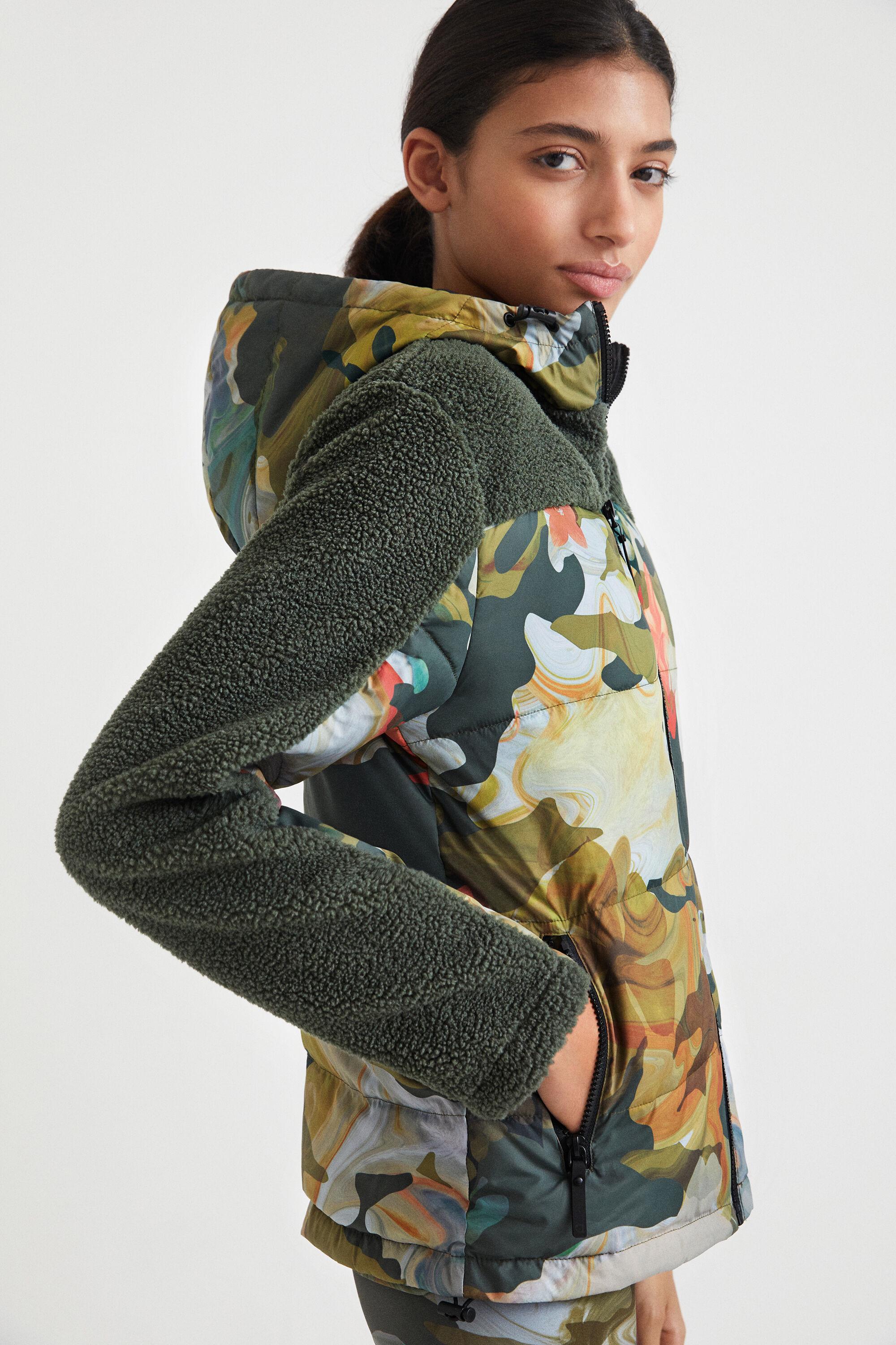 Куртка женская Desigual 21wweway S Хаки - фото 3