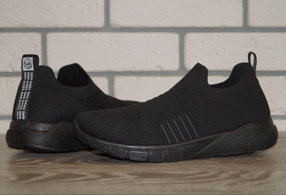 Кросівки підліткові текстильні Swin shoes р. 38 24,5 см Чорний (31529-38) - фото 2 Кросівки підліткові текстильні Swin shoes р. 38 24,5 см Чорний (31529-38) - фото 2