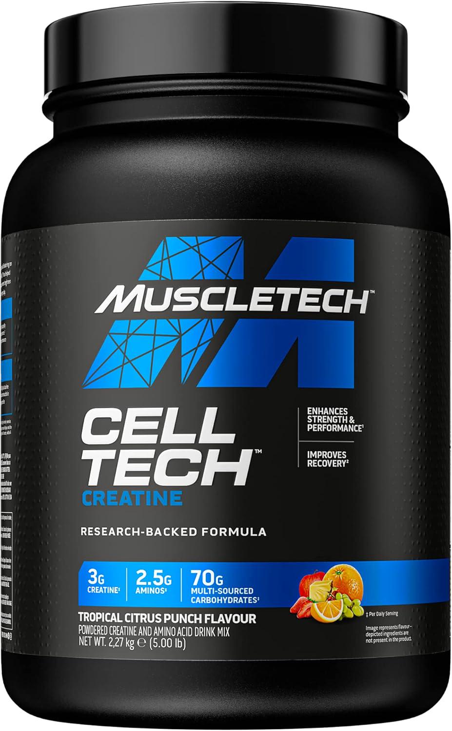 Креатин MuscleTech CELL-TECH Performance Series Creatine Tropical citrus peach 2270 г