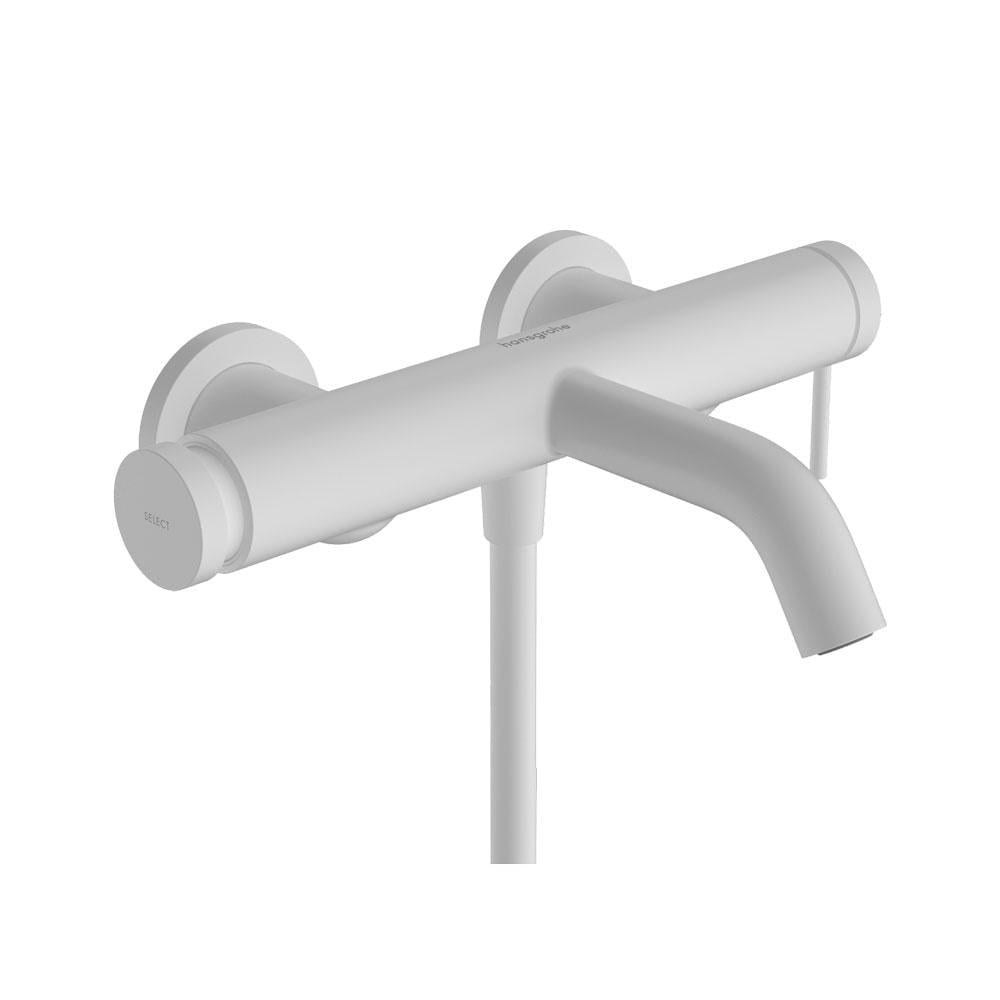 Змішувач для ванни Hansgrohe Tecturis S одноважільний Білий матовий (LM-73422670)