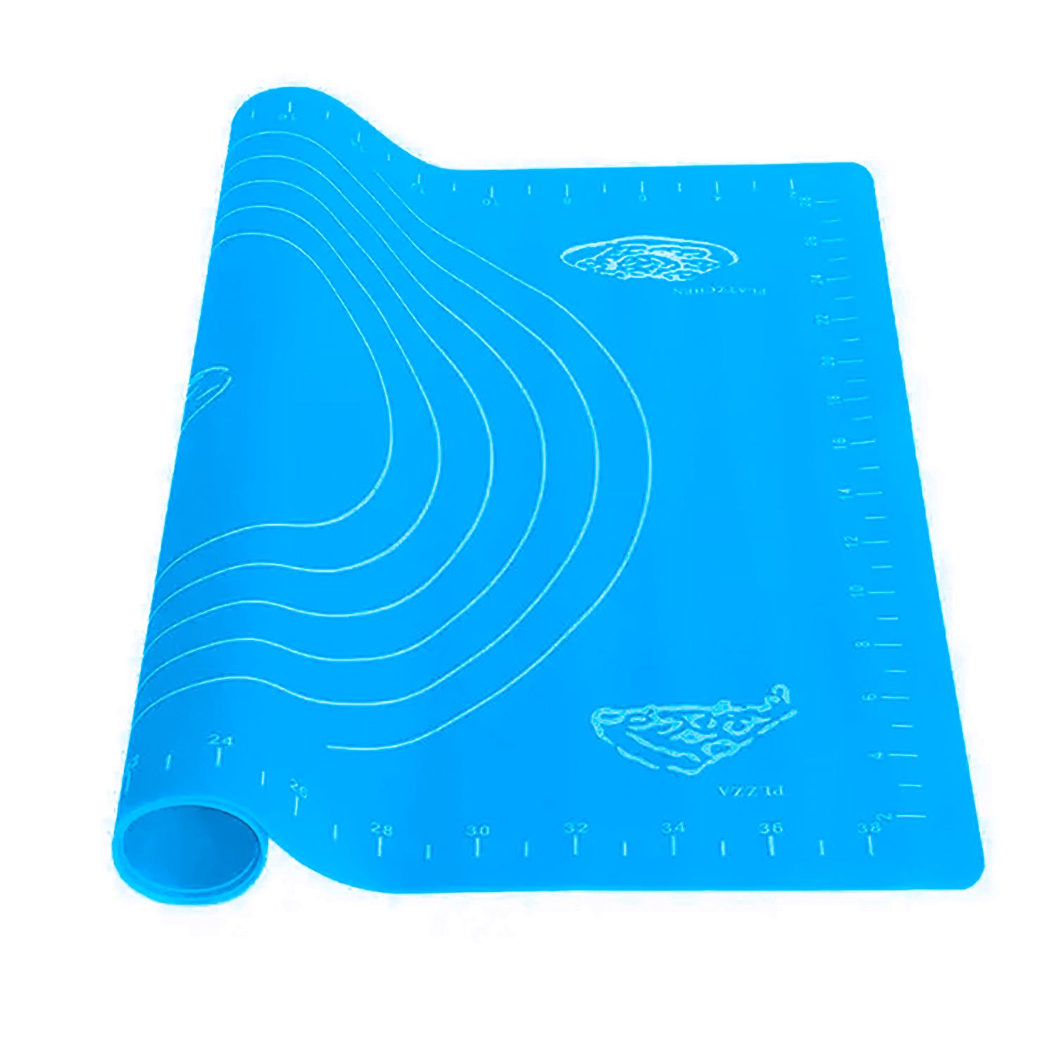 Коврик для раскатывания теста силиконовый 30х40 см Голубой (26644890) - фото 2 Коврик для раскатывания теста силиконовый 30х40 см Голубой (26644890) - фото 2