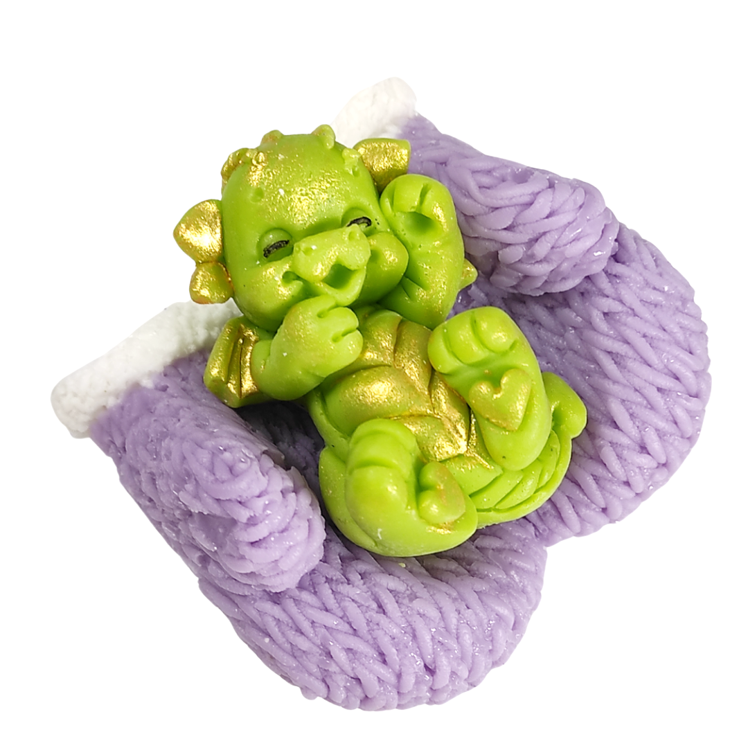 Мыло Bila Lileya Дракончик на перчатках на Новый год ручная работа (MS-10406)