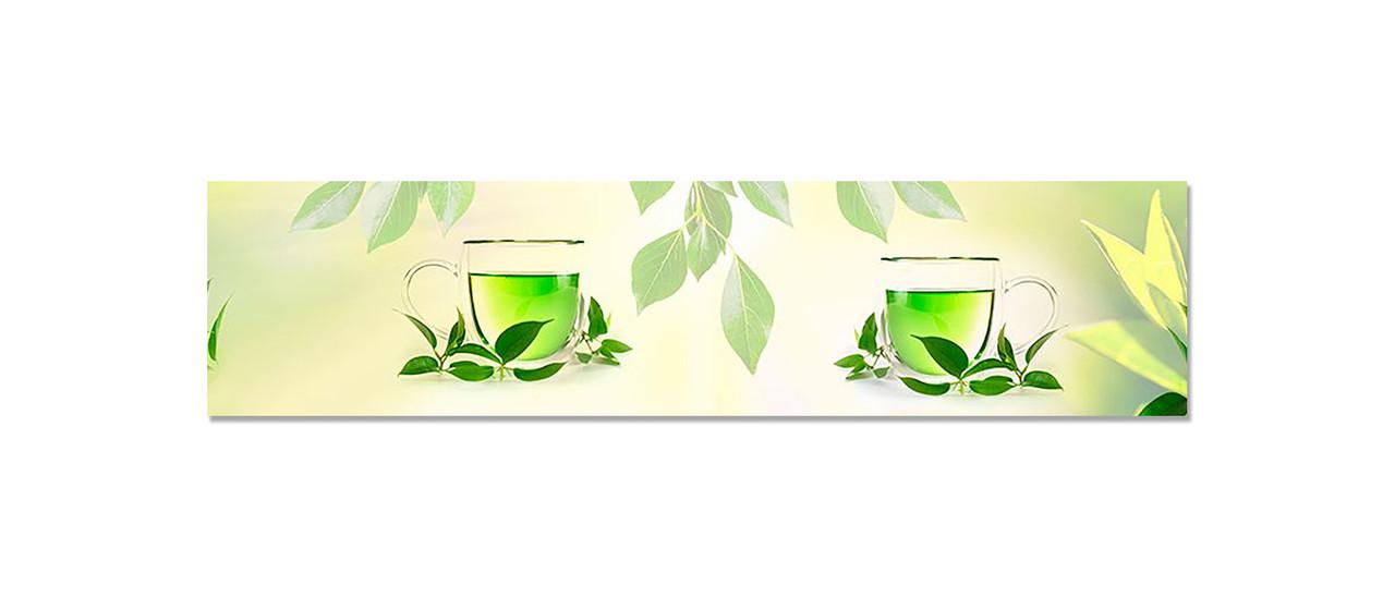 Наклейка виниловая на кухню Zatarga Зеленый Чай 600х2500 мм (1271805809)