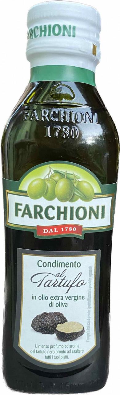Рослинна олія оливкова з чорним трюфелем Farchioni Condimento al Tartufo in olio extra vergine 250 мл (1932375156)