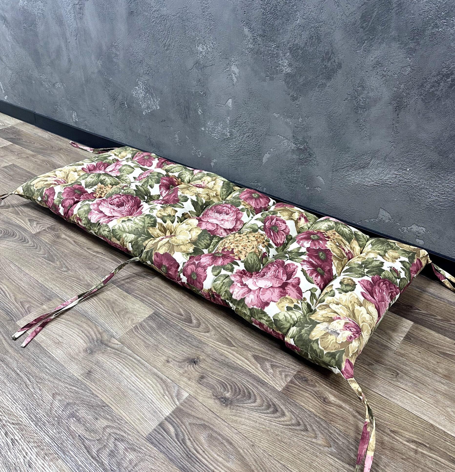 Подушка Comfort Home Autumn flowers на подоконник/каркасы/поддоны/садовая мебель 150х50 см (7722778)
