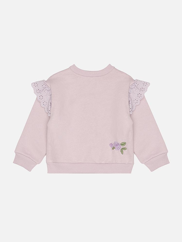 Свитшот для девочки ЦБ-00229471 104 см Сиреневый (28575588)