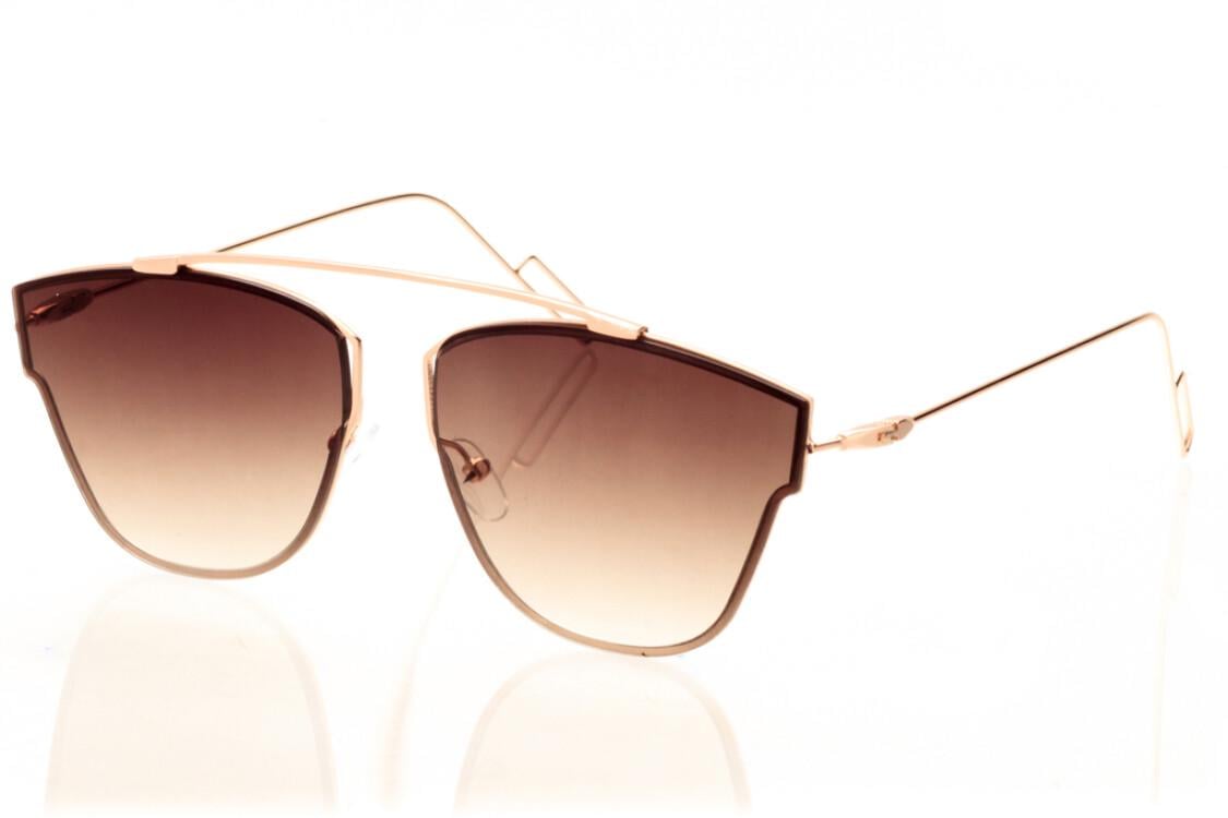 Солнцезащитные очки женские SunGlasses Dior-Techno-brown (o4ki-8359)