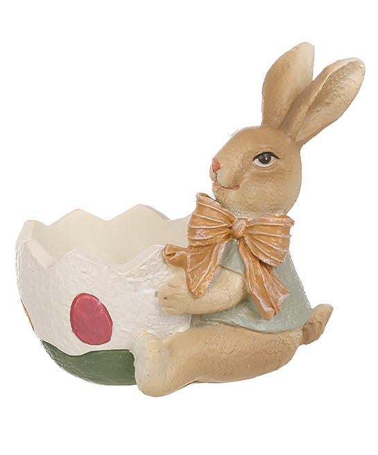 Подставка под яйцо Заяц с бантом 9,5x6x9 см (890-288) Подставка под яйцо Заяц с бантом 9,5x6x9 см (890-288)