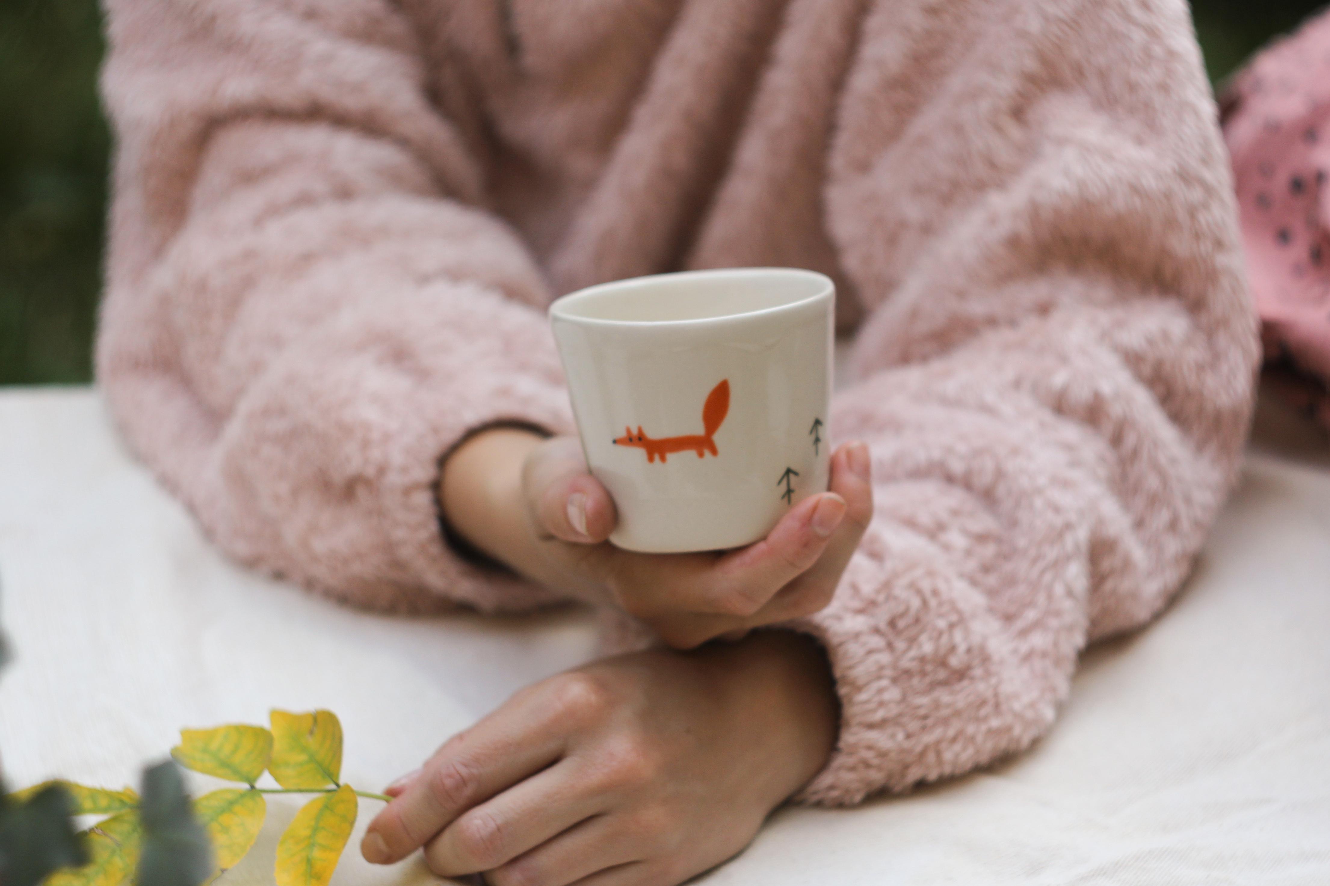 Стаканчик керамический с лисичками ручная работа полуфарфор 200 мл (PRS-GL-IMG-ONE-I-FOX) - фото 6 Стаканчик керамический с лисичками ручная работа полуфарфор 200 мл (PRS-GL-IMG-ONE-I-FOX) - фото 6