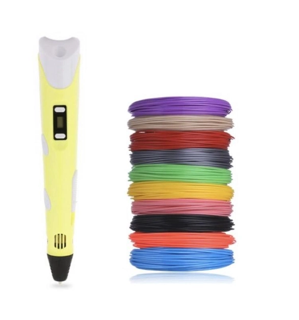 3D-ручка для рисования 3D Pen 2 со 150 метрами разноцветного пластика