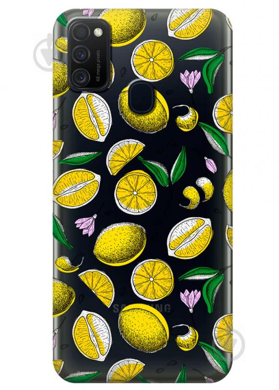 Прозрачный силиконовый чехол iSwag для Samsung Galaxy M21 с рисунком - Лимоны (M1746) Прозрачный силиконовый чехол iSwag для Samsung Galaxy M21 с рисунком - Лимоны (M1746)