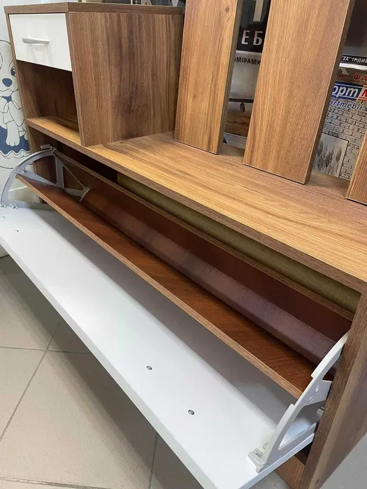 Прихожая со шкафом Мебель-Сервис Орион без подушки Дуб Барокко/Белый (28857451) - фото 2