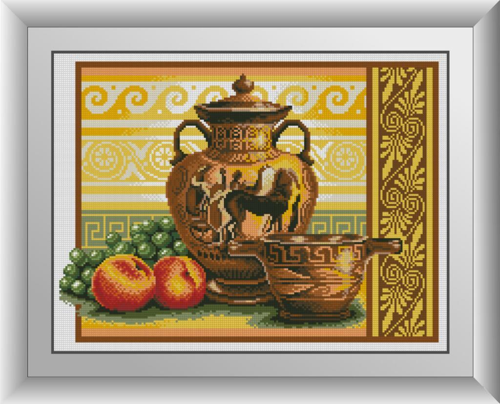 Алмазная мозаика Dream Art Ваза с виноградом 37x49 см (DA.30213)