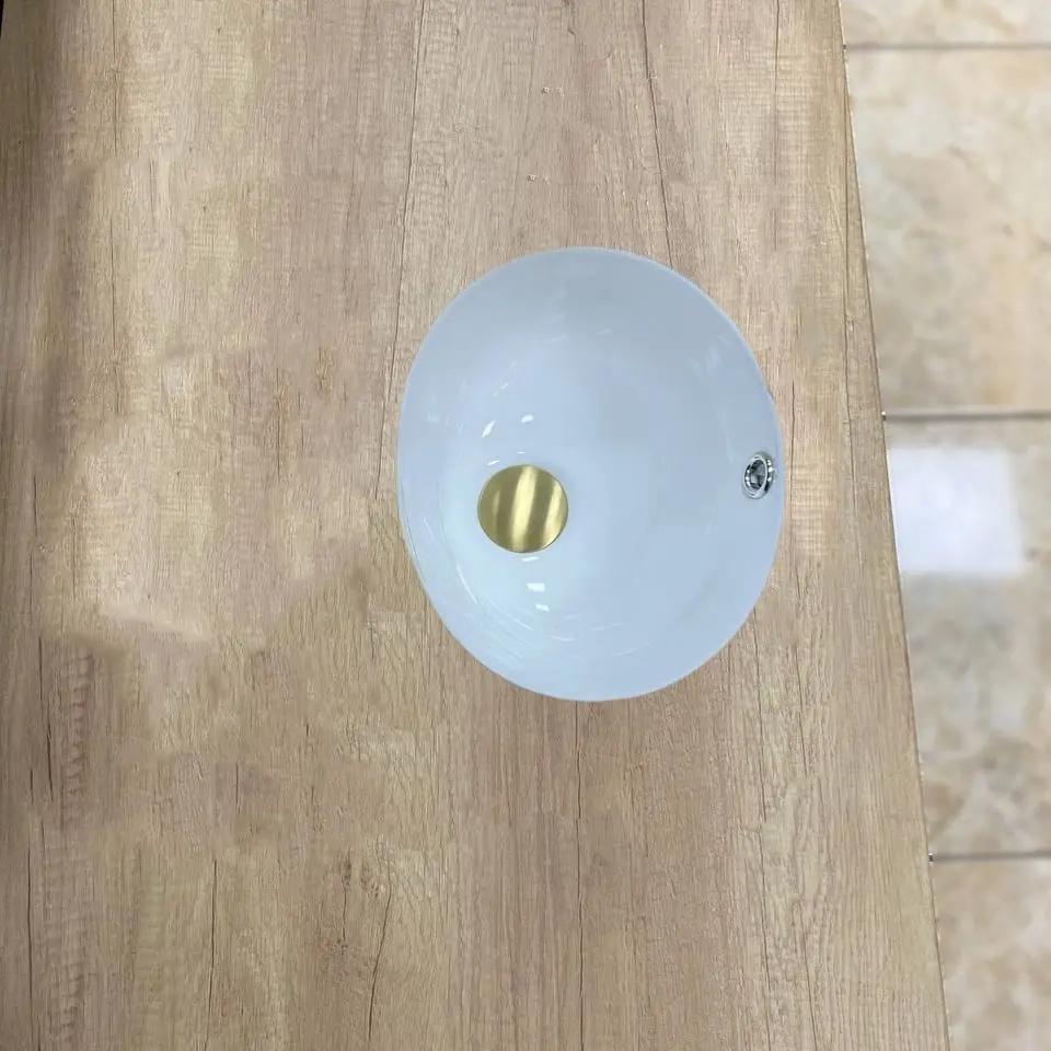 Раковина врізна VBI Mestre S овальна 285x330 мм Білий (RM-VBI-018008) - фото 2 Раковина врізна VBI Mestre S овальна 285x330 мм Білий (RM-VBI-018008) - фото 2