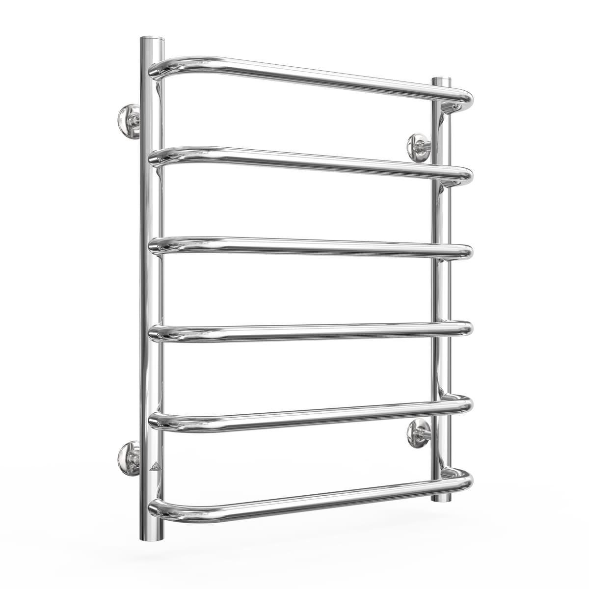 Полотенцесушитель водяной для ванной Laris Стандарт П6 из нержавеющей стали 450х600 мм Хром (147-127-71207061)