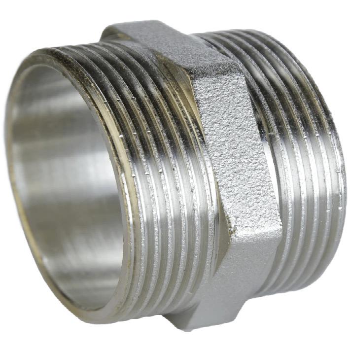 Ниппель А0516А нк 1 1/4″ЗЗ никелированный (000025093) Ниппель А0516А нк 1 1/4″ЗЗ никелированный (000025093)
