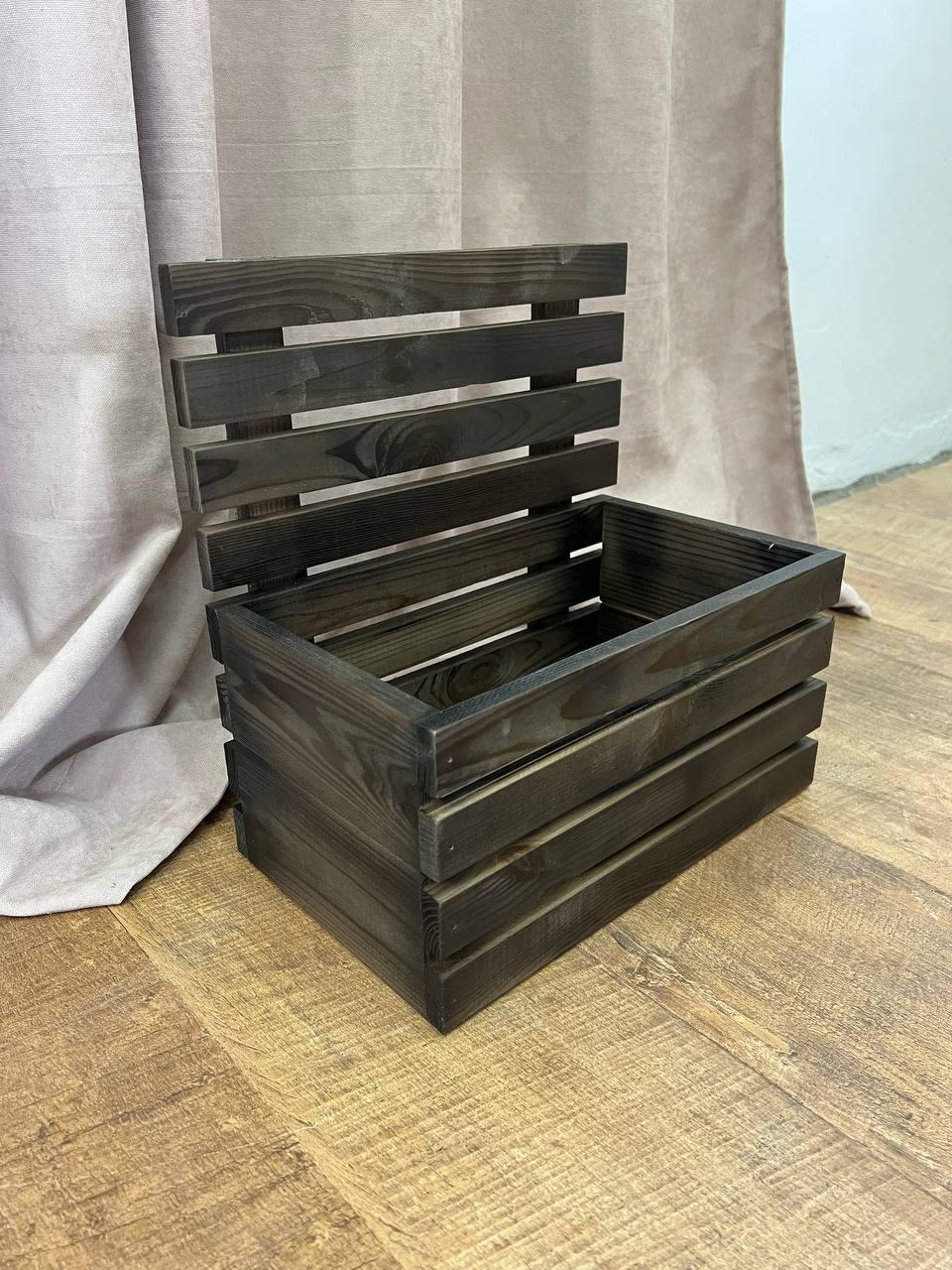 Деревянный ящик для декоров/цветов Лесинка Венге (6000170)