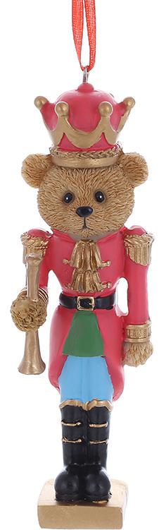 Набор подвесных фигурок мишка солдатик 6 шт. 15 см