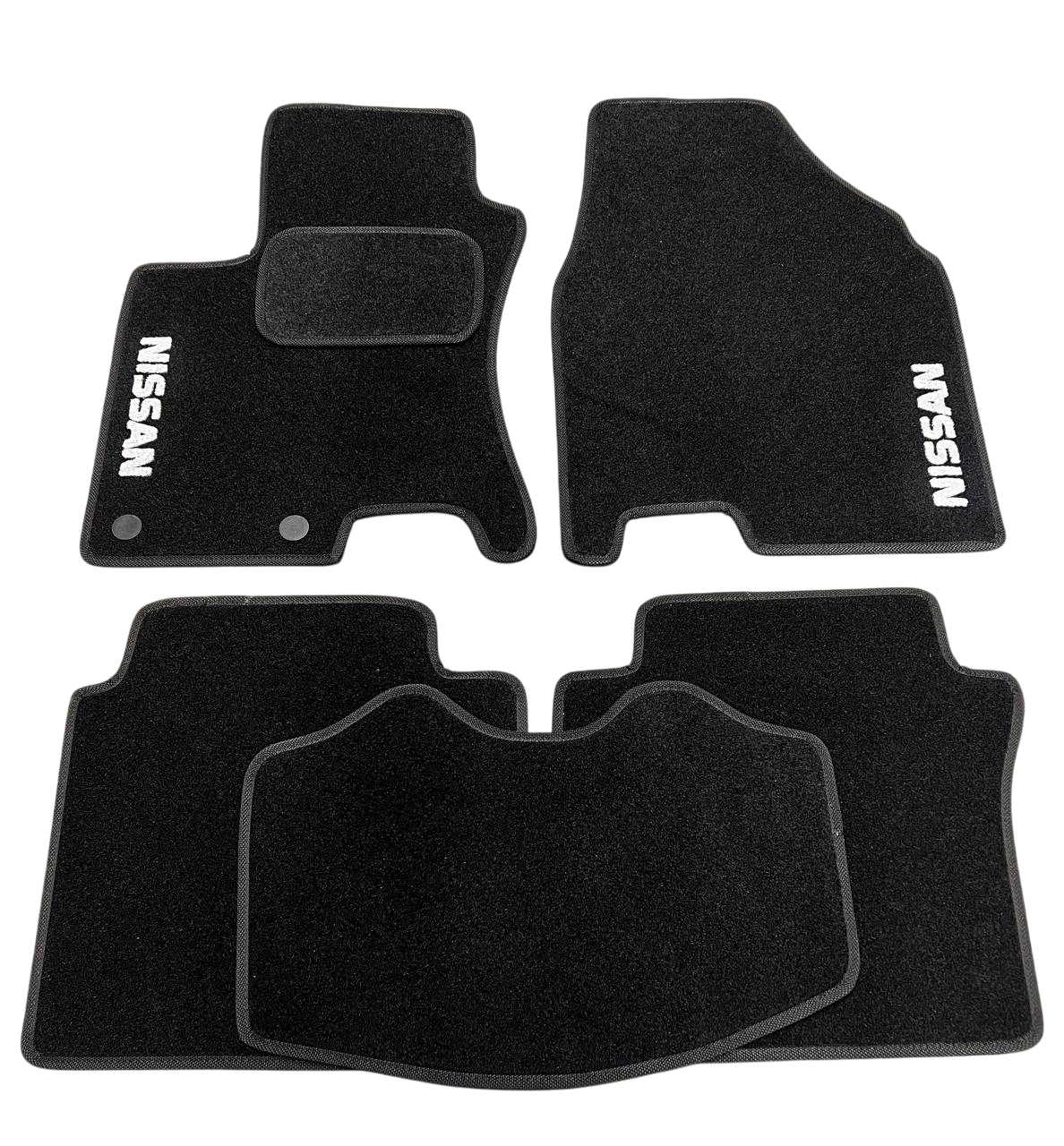 Коврики в салон ворсовые для Nissan Nissan Qashqai +2 2008-2010 5 шт. Черный (27327142)