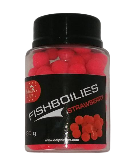 Бойли Dolphin Fishboilies Strawberry 10 мм/80 г (300000287)