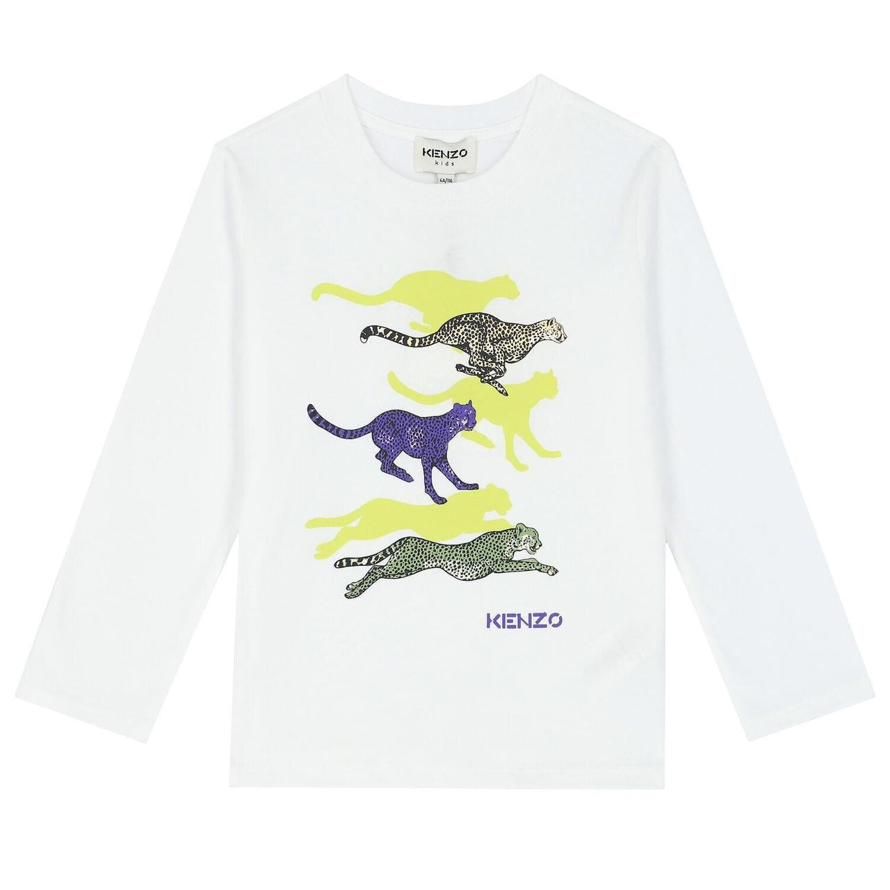 Лонгслів KENZO 25664 гепард 152 см 12 років (32541002)