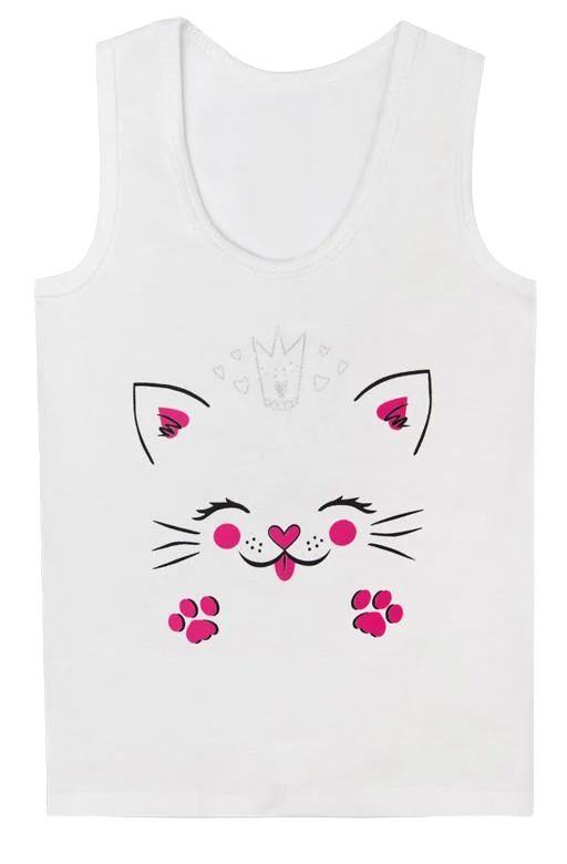 Майка детская для девочки Gabbi MKD-22-1 116 см Белый (13255)