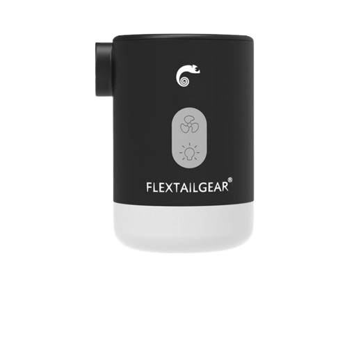 Насос-фонарь Flextail Max Pump 2 Pro для кемпинга, давление 4.5 кПа, производительность 300 л/мин, свет 500 лм, аккумулятор 3600 mAh, черный (MP2P4000