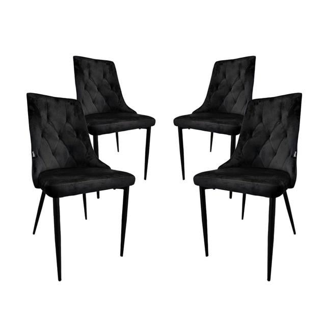 Стул-кресло Bonro B-426 для кухни/гостиной/кафе 4 шт. Черный (2522928459)