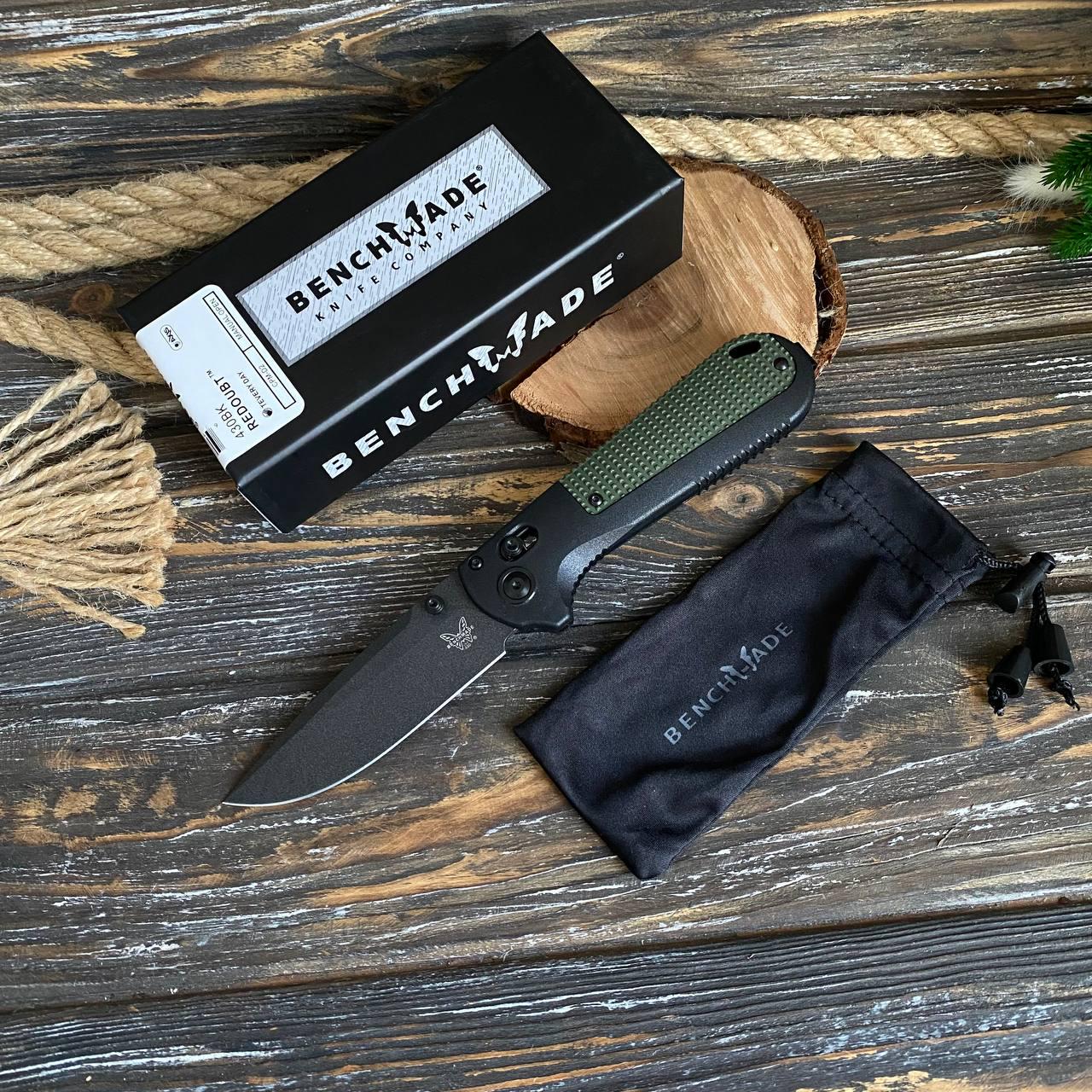 Ніж складаний туристичний Benchmade довжина клинка 90 мм (1329)