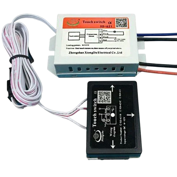 Вимикач сенсорний XD-621 на дзеркало та скло для LED підсвічування дзеркала 220 Вт