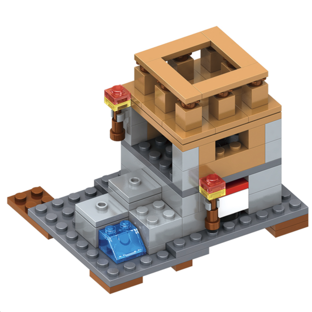 Конструктор My World Поселок 539 деталей (SJ8802) - фото 8 Конструктор My World Поселок 539 деталей (SJ8802) - фото 8