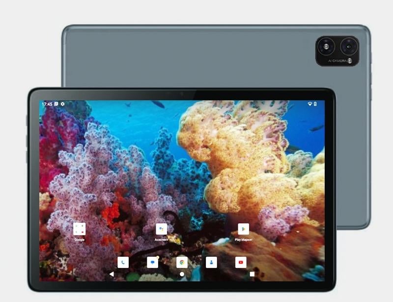 Планшет-телефон Adronix Neo Tаb 10 LTE 6GB/128GB DUAL SIM 10,1" IPS FULL HD 1920x1200 Dark blue з чохлом-книжкою (24909692)