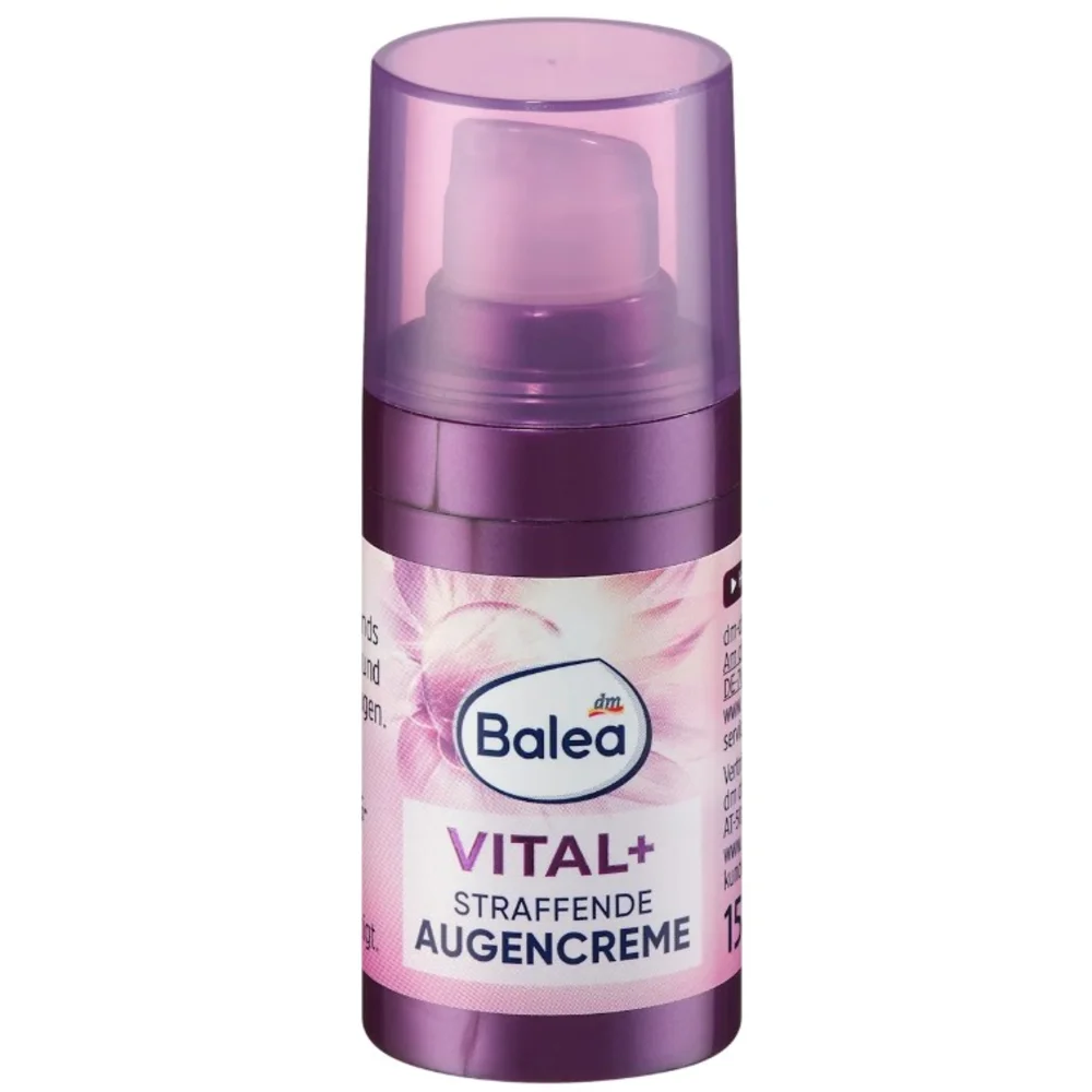 Крем для глаз Balea Vital+ Augencreme Straffend укрепляющий для зрелой кожи 15 мл