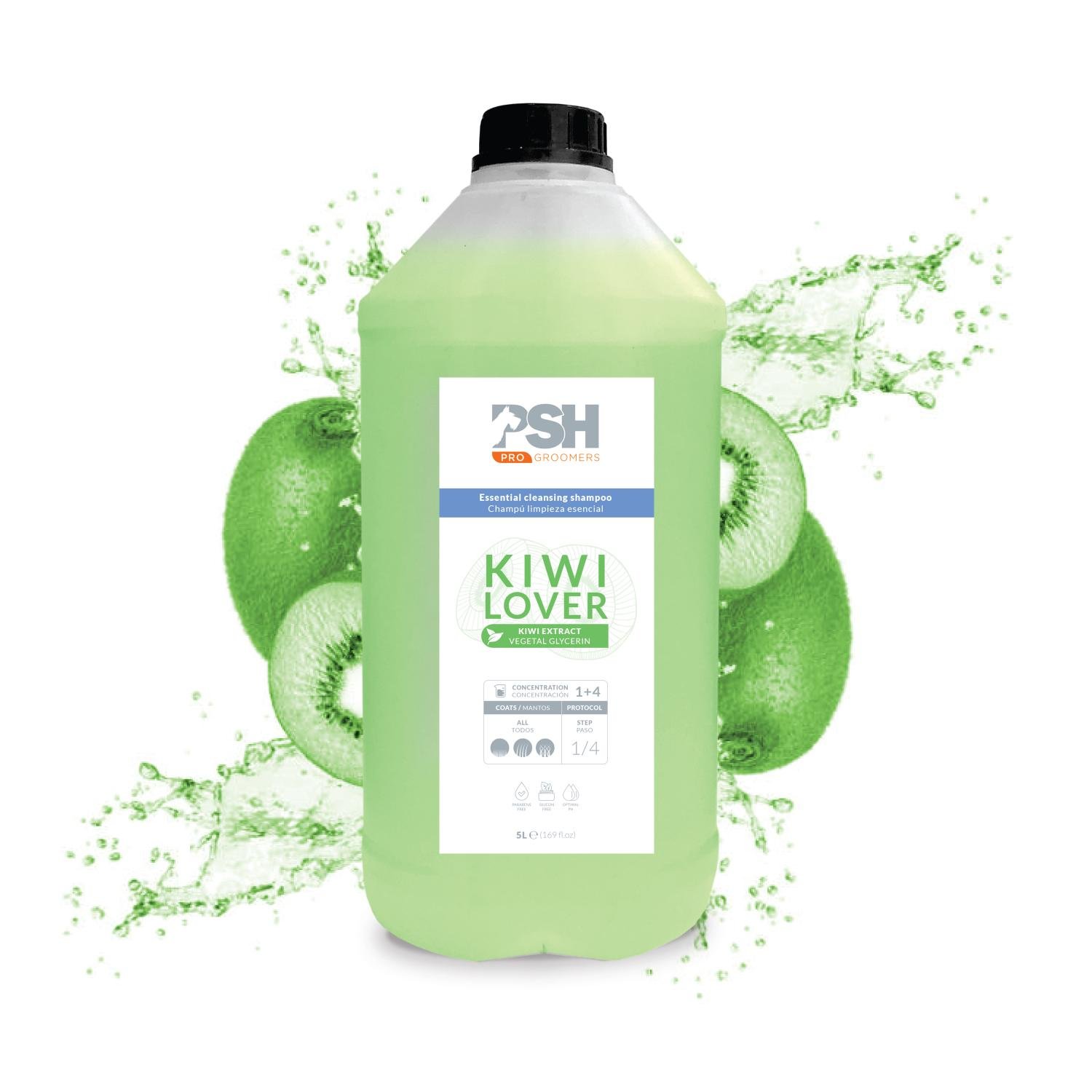Шампунь для собак универсальный PSH Kiwi Lover концентрат 5 л (PSH1001CHK) - фото 6 Шампунь для собак универсальный PSH Kiwi Lover концентрат 5 л (PSH1001CHK) - фото 6
