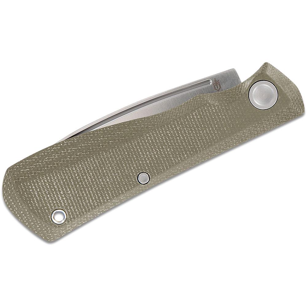 Ніж туристичний Gerber Mansfield Micarta 8 см Olive (1064425) - фото 2