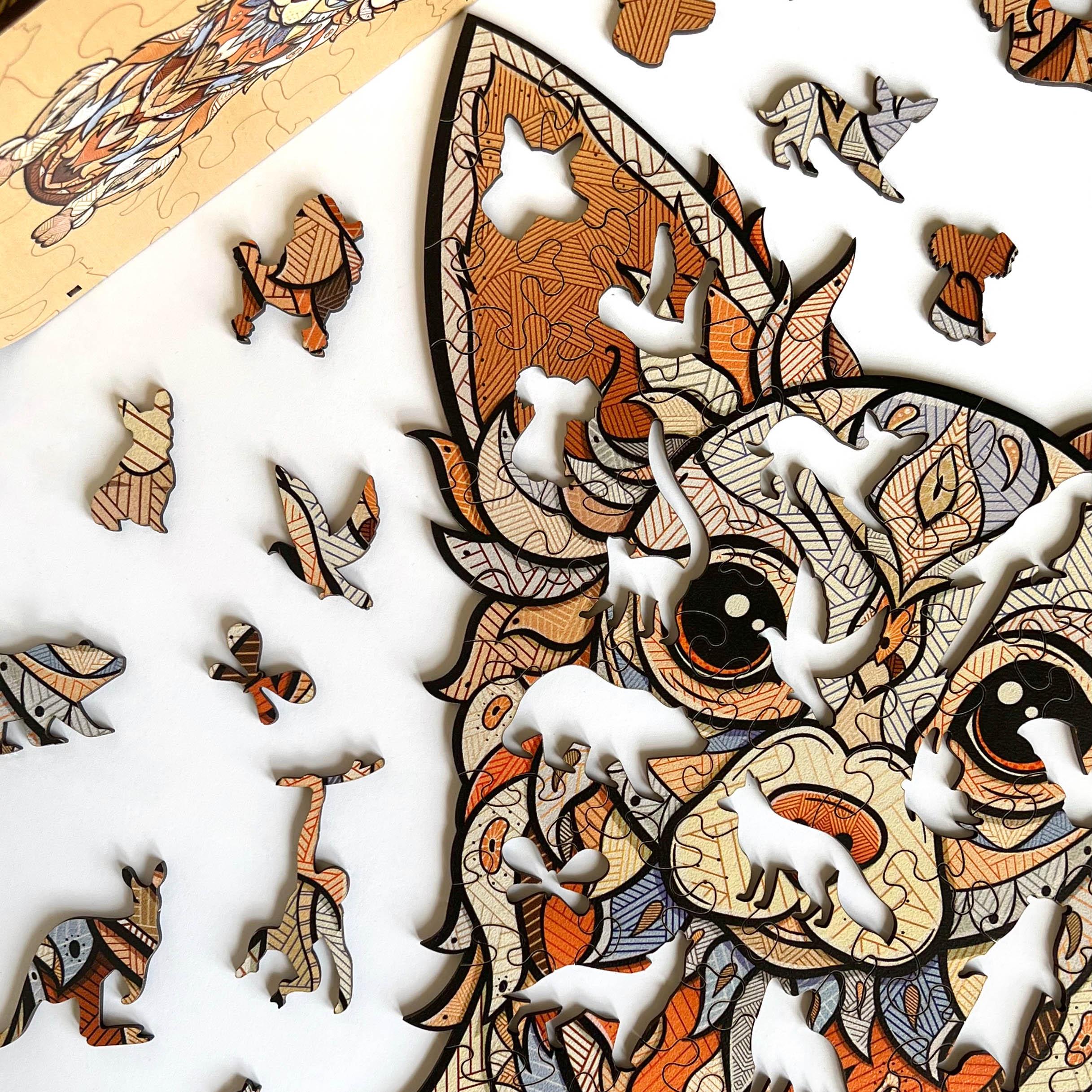 Пазл дерев'яний THEGRAVIX Чіхуахуа фігурний (28158057) - фото 5 Пазл дерев'яний THEGRAVIX Чіхуахуа фігурний (28158057) - фото 5