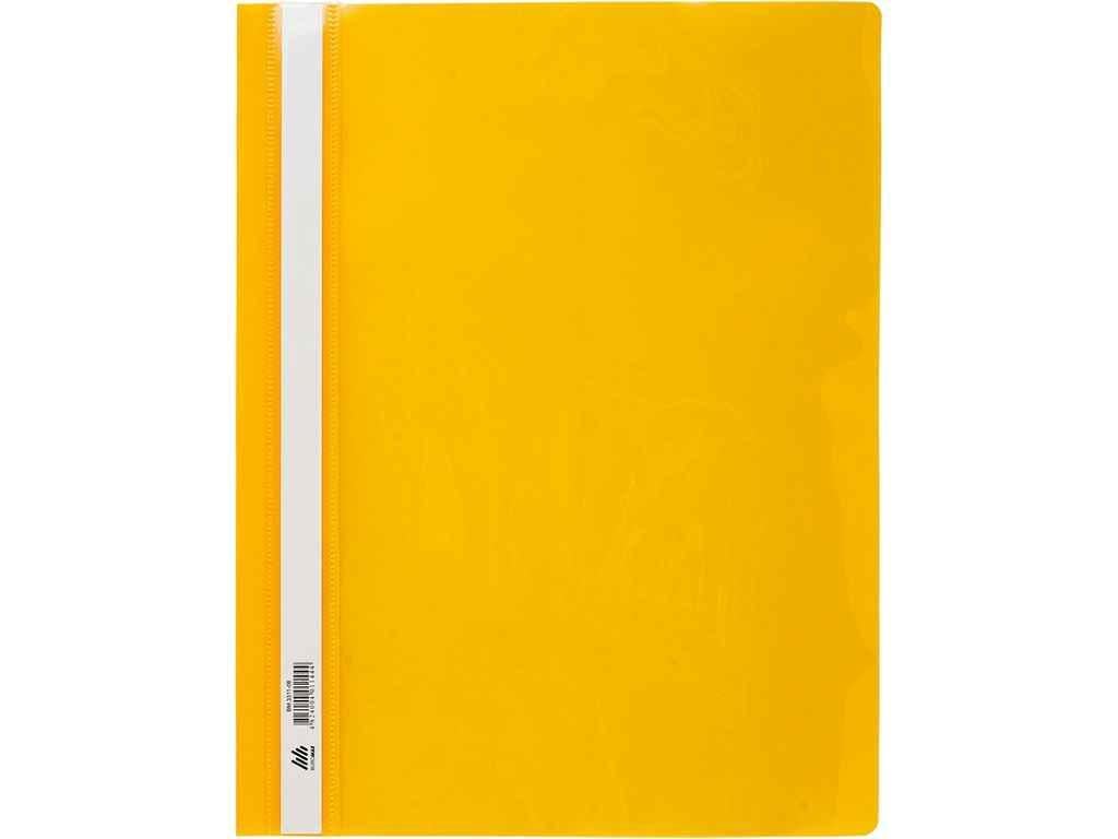 Папка-скоросшиватель Buromax пластик А4 PP Желтый (932116)