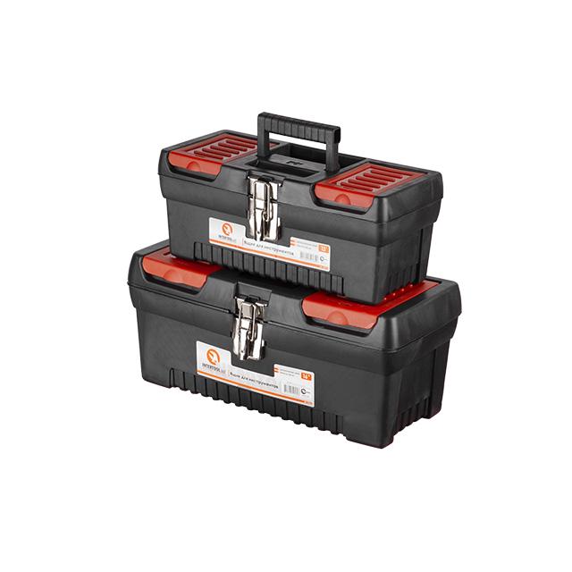 Комплект ящиков для инструмента с металлическим замком 4 шт. 12,5"/16" - фото 2 Комплект ящиков для инструмента с металлическим замком 4 шт. 12,5"/16" - фото 2