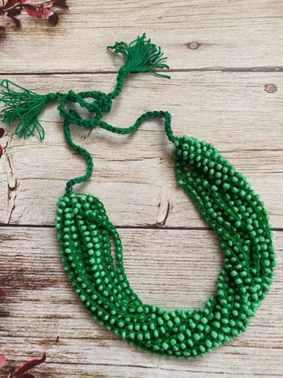 Бусы из бисера ручной работы Аксессуар к одежде (28444551)