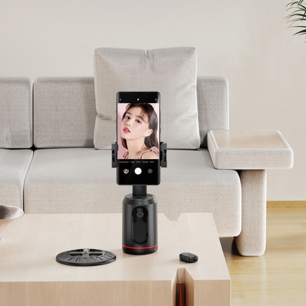 Штатив для телефону XO на стіл з датчиком руху поворотний з пультом Bluetooth (SS16) - фото 2 Штатив для телефону XO на стіл з датчиком руху поворотний з пультом Bluetooth (SS16) - фото 2