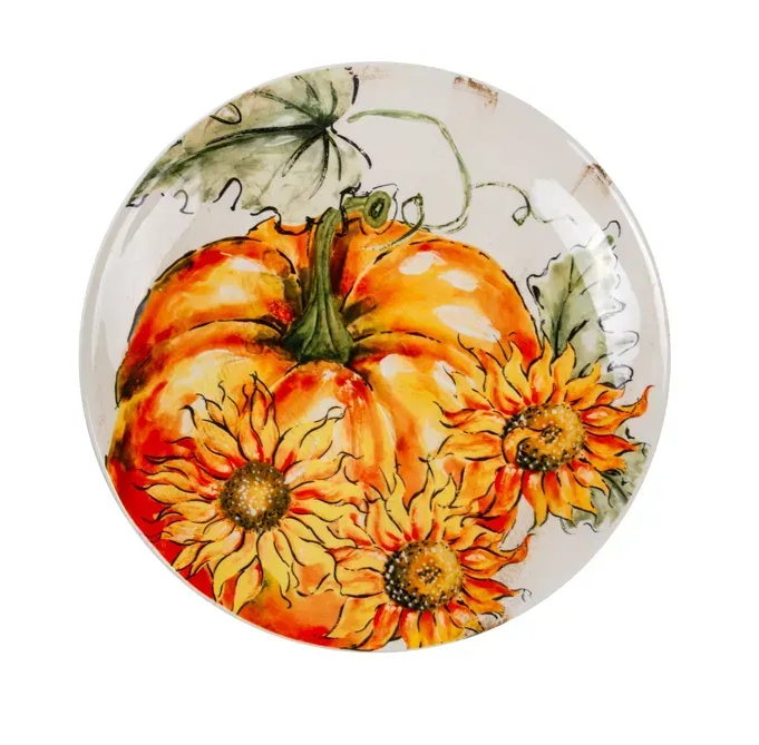 Тарелка Осень 24х24х2,5 см (927-011)