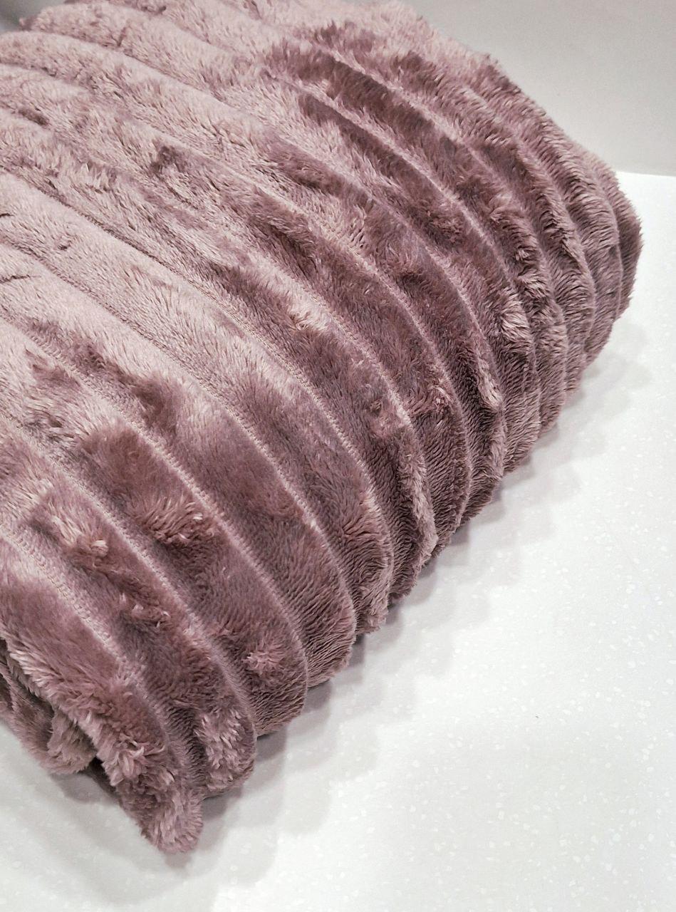 Плед флісовий Шарпей 150x200 см Пудрово-рожевий (1123) - фото 2 Плед флісовий Шарпей 150x200 см Пудрово-рожевий (1123) - фото 2