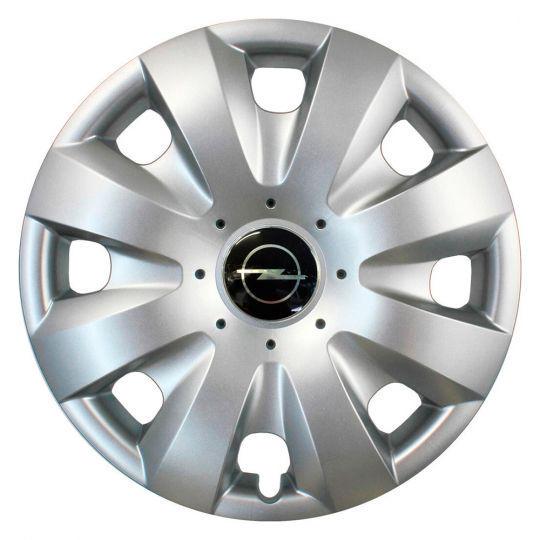 Автомобильные колпаки SKS 321 R15 с логотипом Opel 4 шт. Серебристый