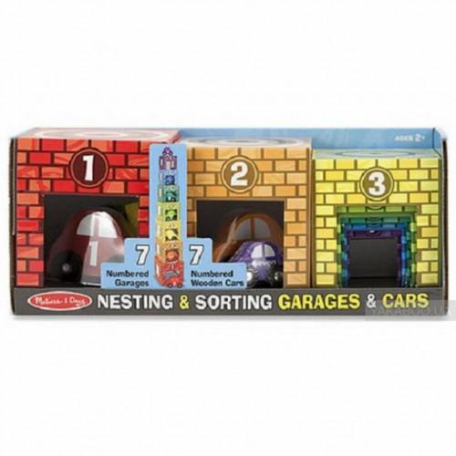 Развивающая игрушка Melissa&Doug Автомобили и гаражи (MD12435)