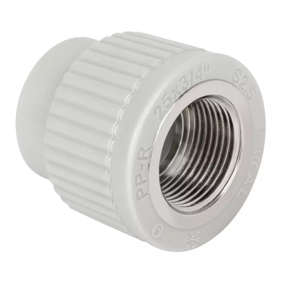 Муфта ITAL SQ-1045656 PPR пайка-внутренняя 25x3/4" (162908) Муфта ITAL SQ-1045656 PPR пайка-внутренняя 25x3/4" (162908)